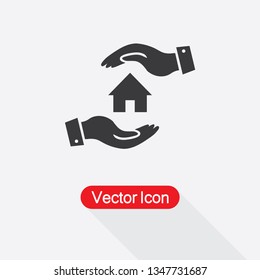 Save Home Icon Vector Illustration Eps10