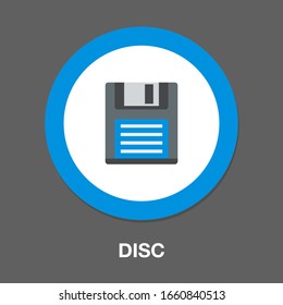 Save Icon - Computer Symbol - Memory Storage - Information Disc