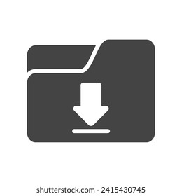 save icon design of glyph style vector template