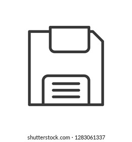 Save icon. Diskette symbol modern, simple, vector, icon for website design, mobile app, ui. Vector Illustration