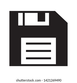 save icon diskette symbol sign, vector, eps 10