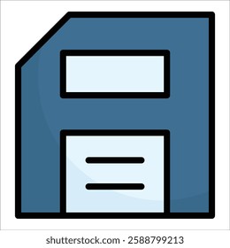 Save Icon Element For Design