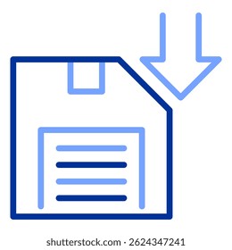 Save Icon Element For Design