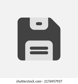 Save icon in flat style about text editor, use for website mobile app presentation