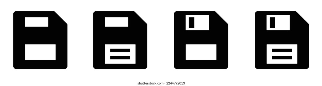 Save icon. Floppy disk icon. Micro file icon, vector illustration