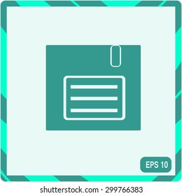 Save icon. Floppy vector