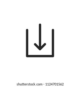 Save icon isolated on white background. Update symbol modern, simple, vector, icon for website design, mobile app, ui. Vector Illustration
