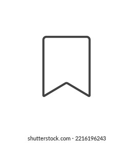 Guardar Icono Aislado En Fondo Blanco. Símbolo de marcador moderno vector simple para sitio web o aplicación móvil
