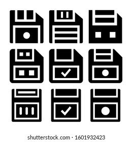 save icon isolated sign symbol vector illustration - Collection of high quality black style vector icons
