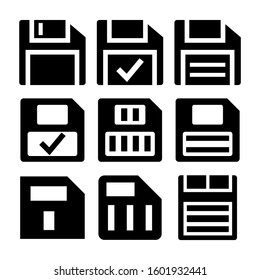 save icon isolated sign symbol vector illustration - Collection of high quality black style vector icons
