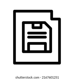 guardar icono o logotipo símbolo de signo aislado ilustración vectorial - iconos vectoriales de estilo negro de alta calidad
