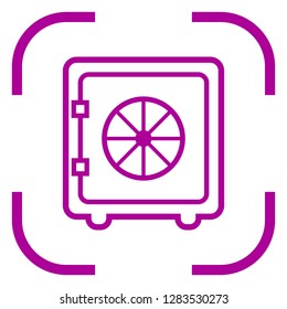 Save icon in purple focus. White background