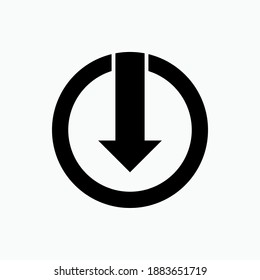 Guardar icono. Símbolo de almacenamiento, conservación o retención - Plantilla de logotipo vectorial.