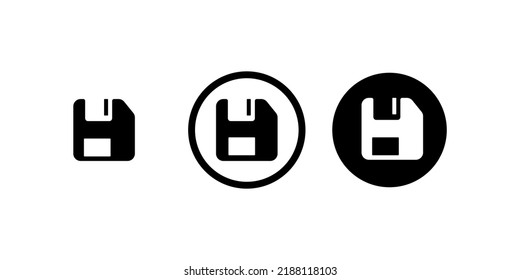 Save icon symbol vector. symbol for web site Computer and mobile vector.