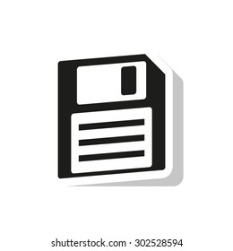 Save icon - vector