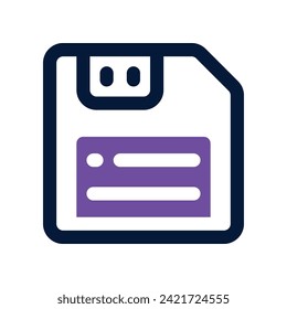 save icon. vector dual tone icon for your website, mobile, presentation, and logo design.