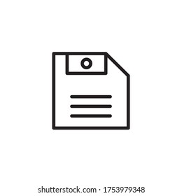 Save Icon Vector Illustration Flat Design