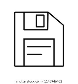 Save icon vector icon. Simple element illustration. Save symbol design. Can be used for web and mobile.