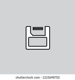 Save Icon vector. Simple flat symbol.