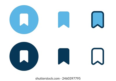 Save icons collection in different style flat vector illustration set