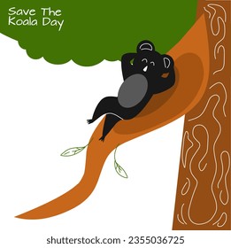 Koala-Tag im Doodstyle sparen