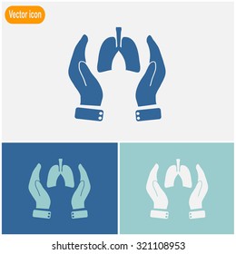 Save life concept stock vector icon.