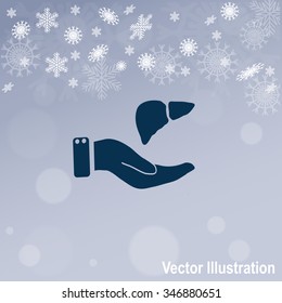Save life concept stock vector icon.