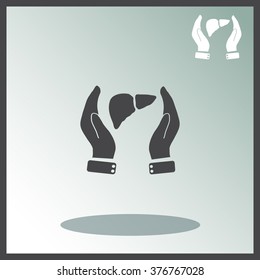 Save life concept stock vector icon.