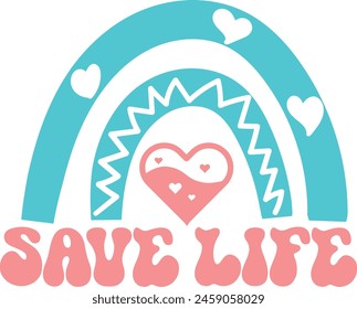 Save life Nurse design and digital file