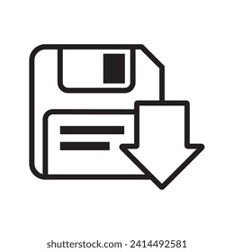 save line icon design vector template