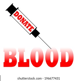 Save Lives - Donate Blood Concept - EPS10