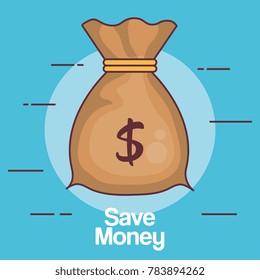 save money bag icon