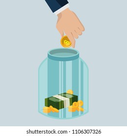 Save money concept