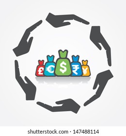 save money concept stock vector
