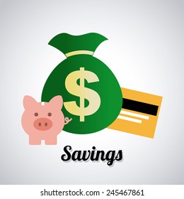 save money design, vector illustration eps10 graphic 