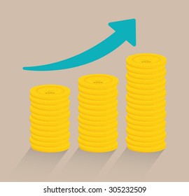 Save money design, vector illustration eps 10.