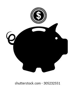 Save money design, vector illustration eps 10.