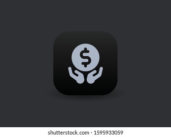 Save Money Dollar - Vector App Icon