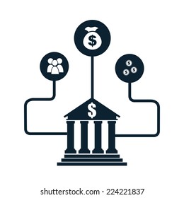 save money graphic design , vector illustration