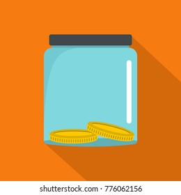 Save money icon. Flat illustration of save money vector icon for web