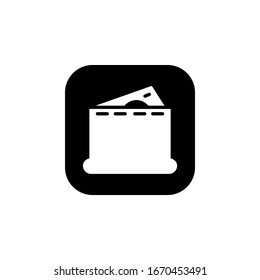 save money icon. Online Learning icon. Perfect for application, web, logo and presentation template. icon design solid rounded style
