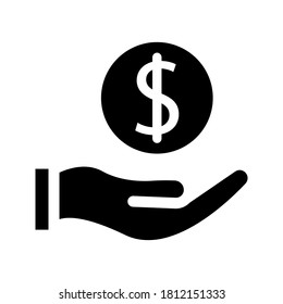 No Dollar Sign Vector Icon Illustration Stock Vector (Royalty Free ...