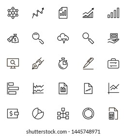 Save money icon set. Collection of high quality black outline logo for web site design and mobile apps. Vector illustration on a white background