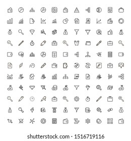 Save money icon set. Collection of high quality black outline logo for web site design and mobile apps. Vector illustration on a white background