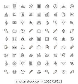 Save money icon set. Collection of high quality black outline logo for web site design and mobile apps. Vector illustration on a white background