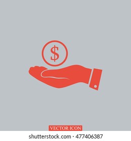Save money icon, vector best flat icon, EPS