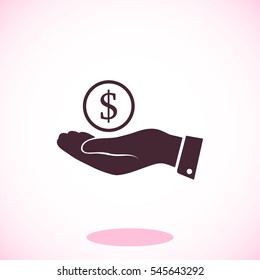 Save money icon, vector best flat icon, EPS
