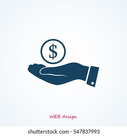 Save money icon, vector best flat icon, EPS