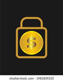 Save money icon vector design for economy, finance, business, etc.
