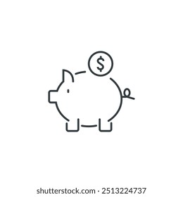 Save money icon, Save money vector illustration